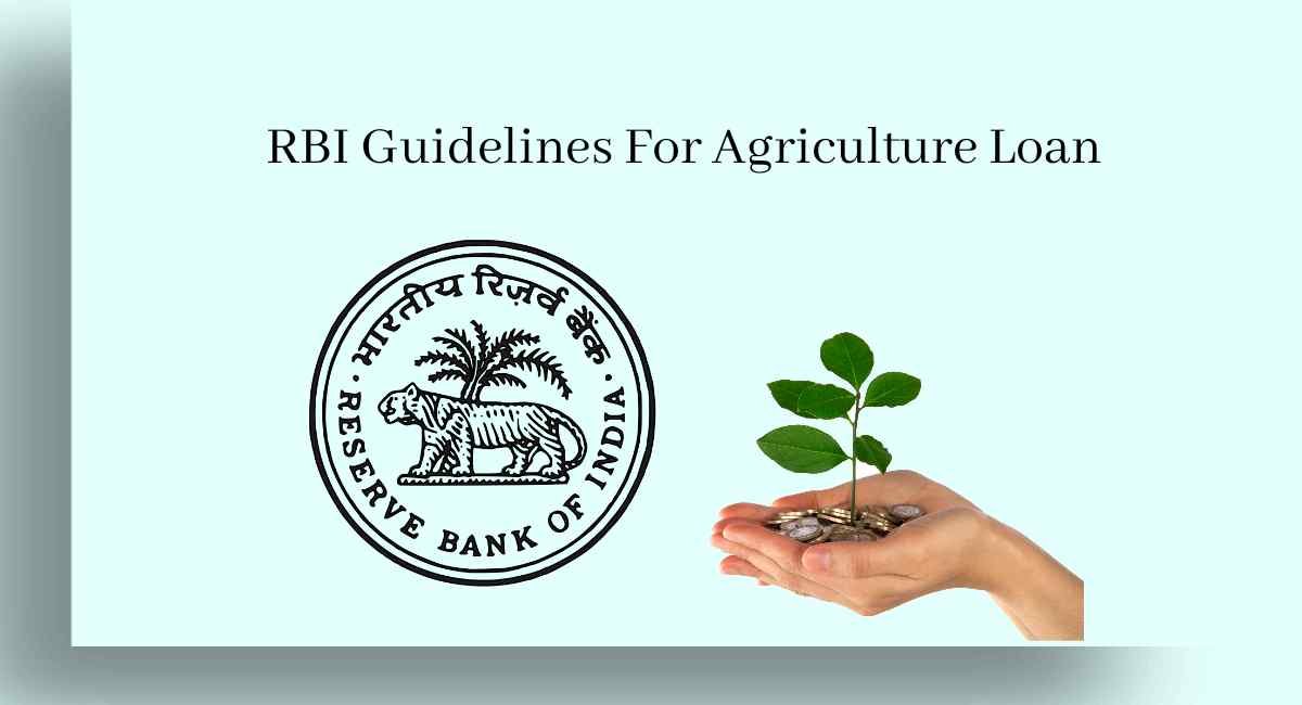RBI Guidelines For Agriculture Loan 